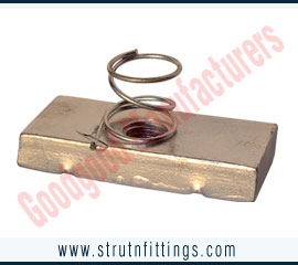 Short Spring Channel Nut manufacturers India Spring Channel Nuts suppliers exporters in India Ludhiana